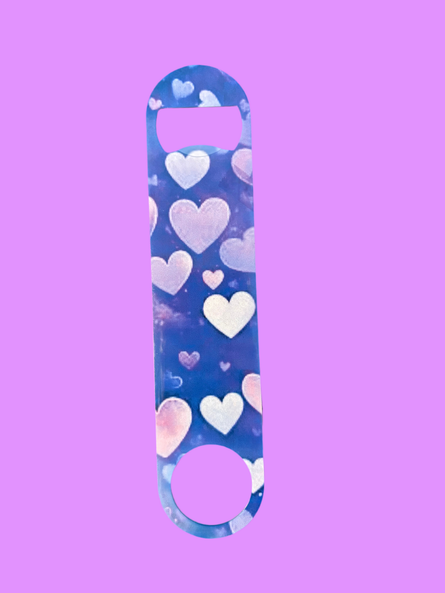 Purple H Bottle opener