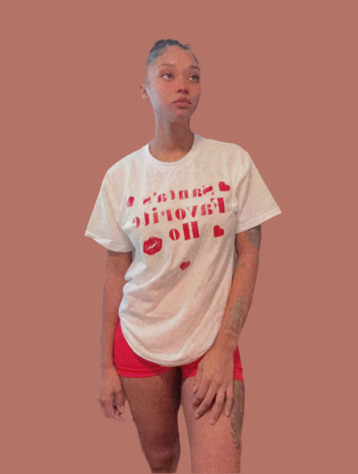 Santa’s Favorite White Tee